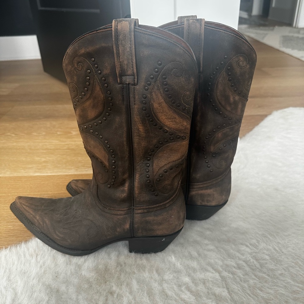 Brown Leather Women's Boots